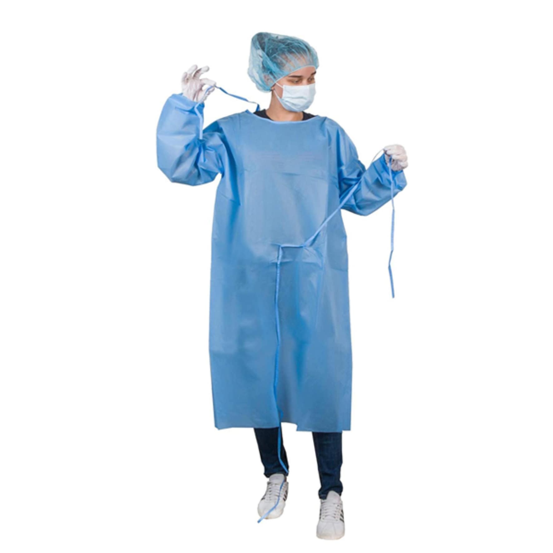 Isolation gown for incontinence care