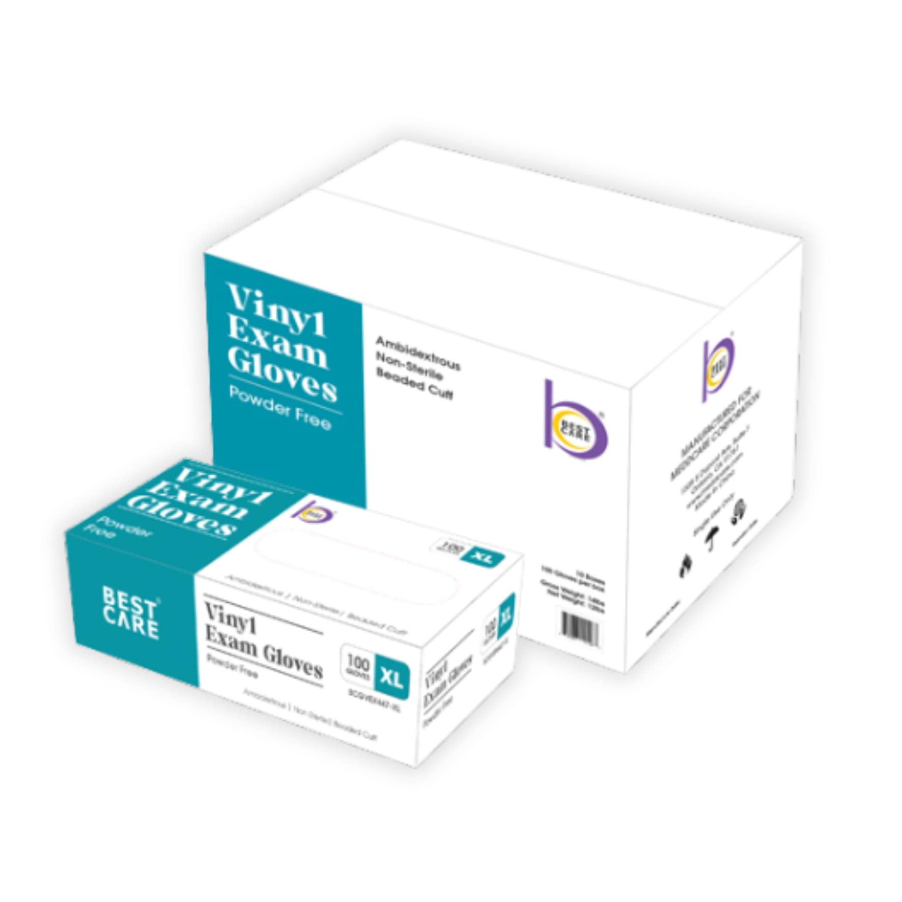 Meddcare Vinyl Exam Gloves