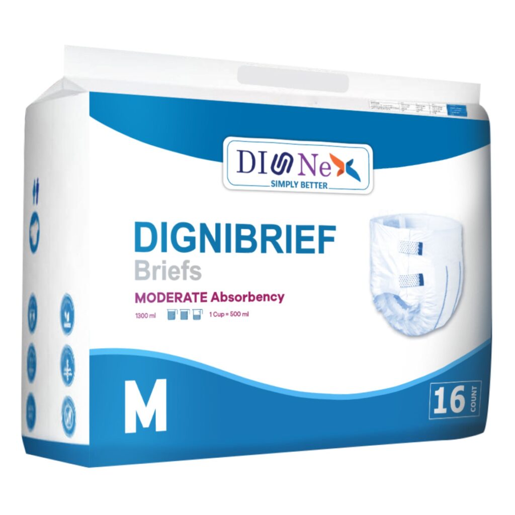 Dignibrief Incontinence Briefs M